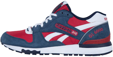 Reebok Gl 6000 Shoes Blue/Red/White V59143 Reebok Gl 6000 Shoes Blue/Red/White V59143