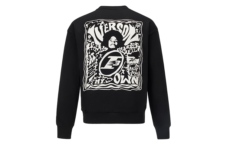 Reebok Graphic Print Pullover Sweatshirt Unisex Casual Long Sleeve 22FCR303U