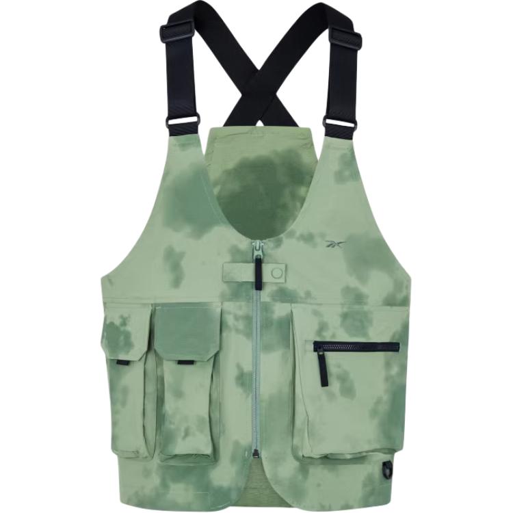 Reebok Green Woven Vest Jacket 23RCS111MGL2