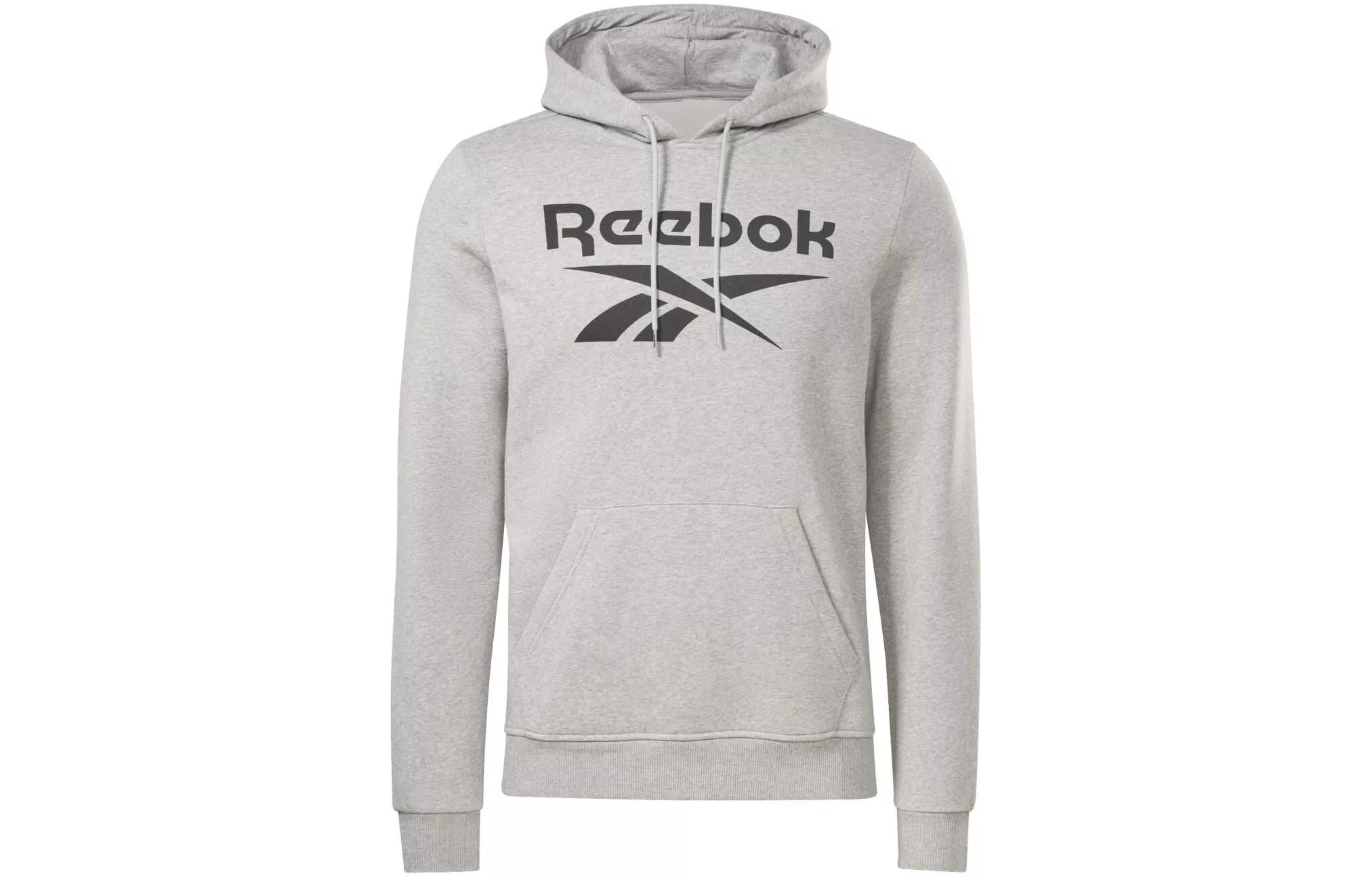 Reebok Grey Hoodie with Logo Graphic Print H54804