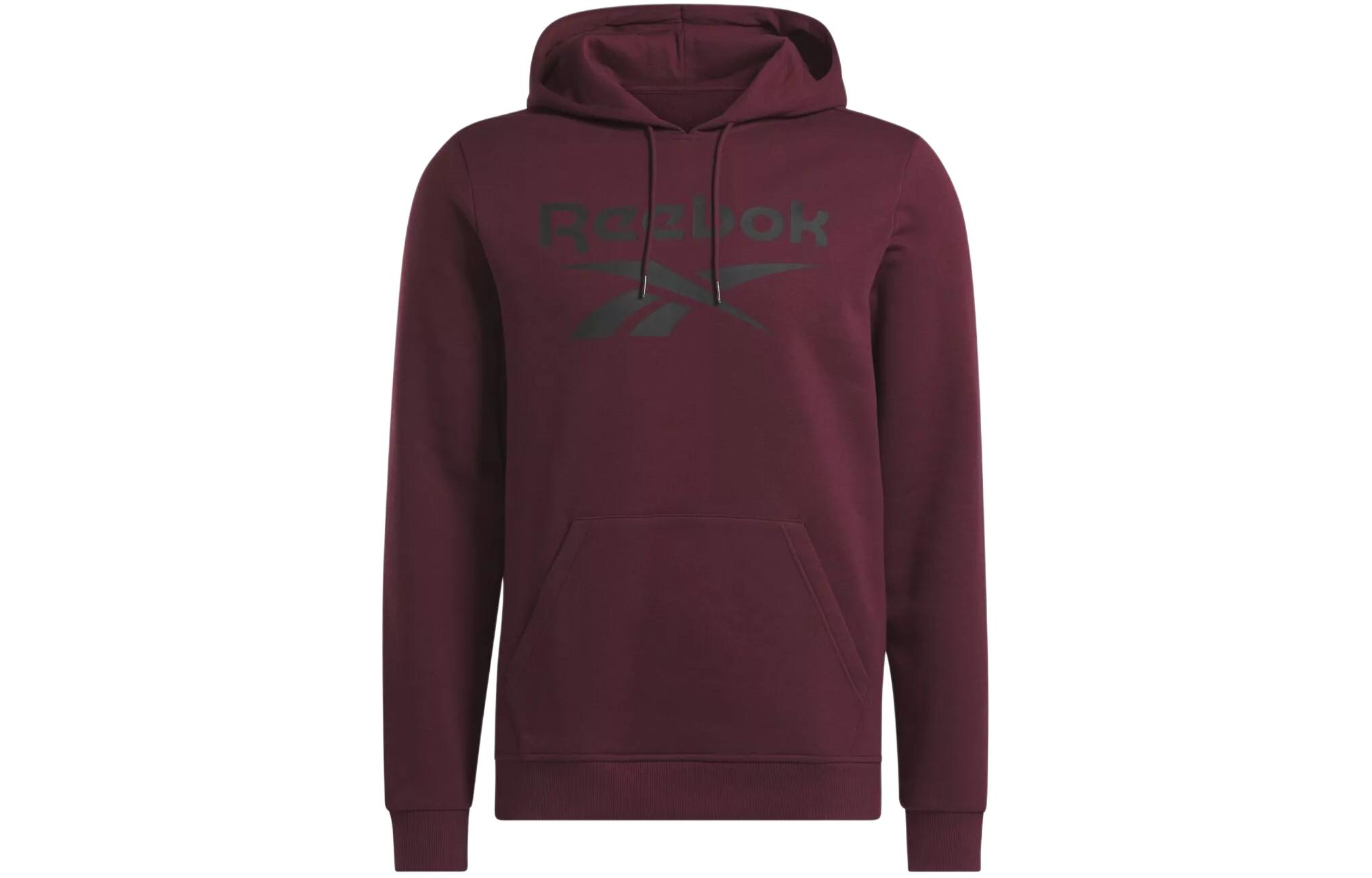 Reebok Hoodie with Letter Logo Print in Maroon IM3955