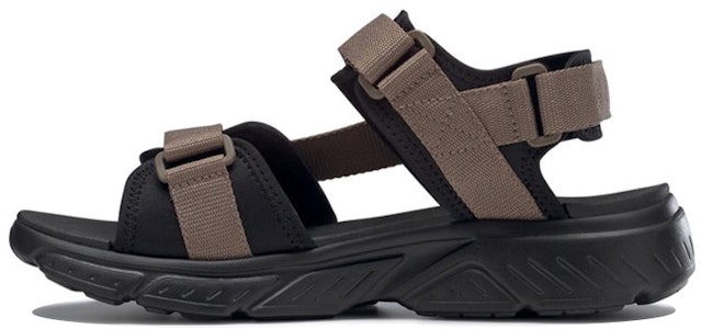 锐步Hyperium TXT时尚舒适软底平跟开口棕黑色凉鞋 GX1154 Buy 锐步Hyperium TXT时尚舒适软底平跟开口棕黑色凉鞋 GX1154