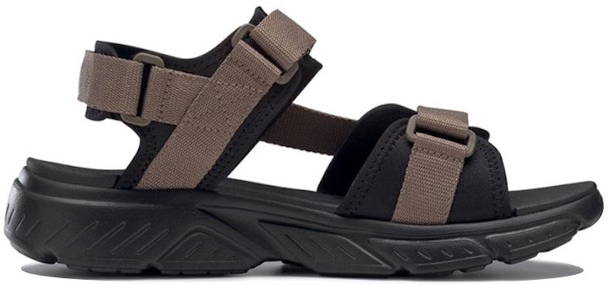 Reebok Hyperium Sandal TXT Fashion Soft Sole Cozy Open Toe Flat Heel Sports Brown Black Sandals 'Brown Black' GX1154 Order Reebok Hyperium Sandal TXT Fashion Soft Sole Cozy Open Toe Flat Heel Sports Brown Black Sandals 'Brown Black' GX1154