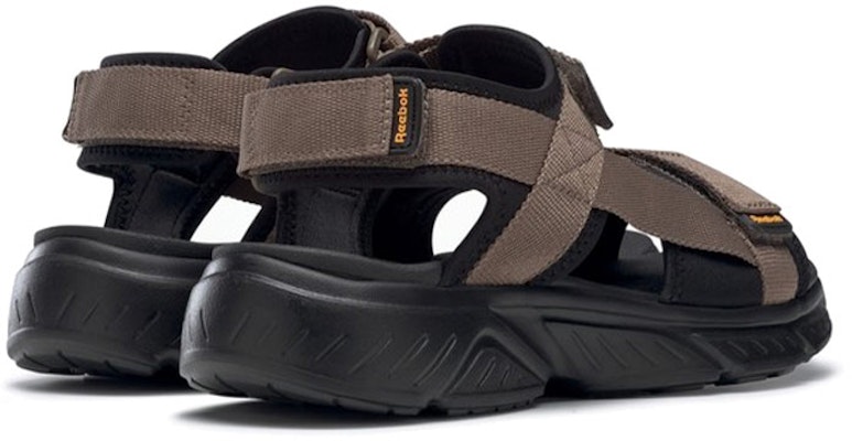 Reebok Hyperium Sandal TXT Fashion Soft Sole Cozy Open Toe Flat Heel Sports Brown Black Sandals 'Brown Black' GX1154 Shop Reebok Hyperium Sandal TXT Fashion Soft Sole Cozy Open Toe Flat Heel Sports Brown Black Sandals 'Brown Black' GX1154