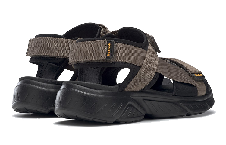 Shop Reebok Hyperium Sandal TXT Bruin Zwart Comfortabele Open Teen Sport Sandalen GX1154