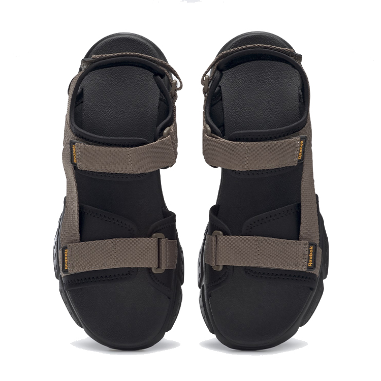 Purchase Reebok Hyperium Sandal TXT Bruin Zwart Comfortabele Open Teen Sport Sandalen GX1154