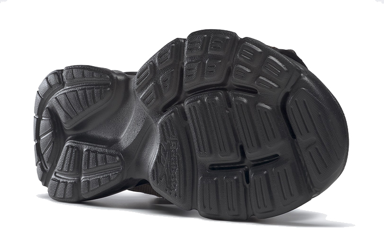 Details for Reebok Hyperium Sandal TXT Bruin Zwart Comfortabele Open Teen Sport Sandalen GX1154