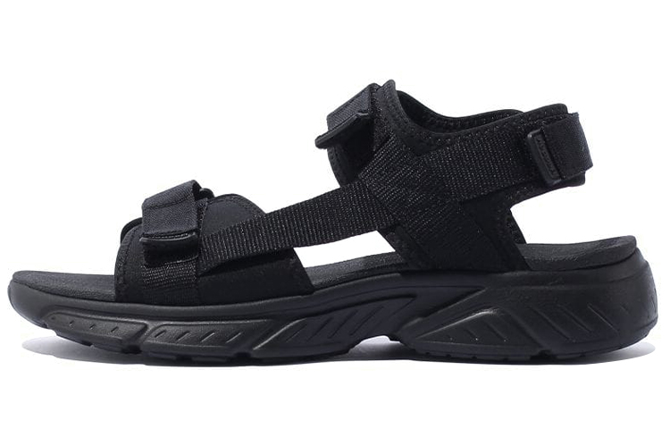 Reebok Hyperium Sandal TXT Lightweight Breathable Minimalistic Unisex Black Sandals GX1153