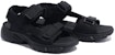 Reebok Hyperium Sandal TXT Ringan Bernafas Minimalis Unisex Sandal Hitam GX1153