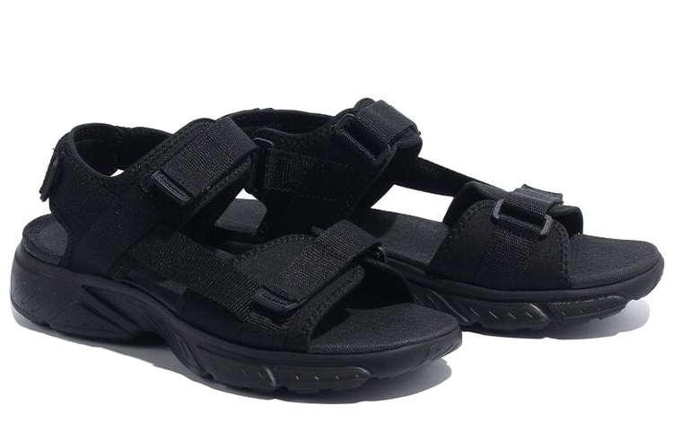 Lookbook Reebok Hyperium Sandal TXT Leggero Traspirante Minimal Unisex Sandali Neri GX1153