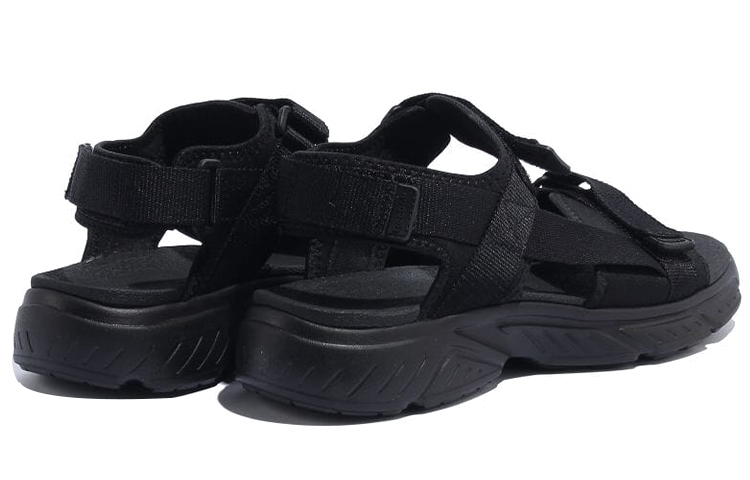 Shop Reebok Hyperium Sandal TXT Leggero Traspirante Minimal Unisex Sandali Neri GX1153