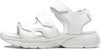 Sandal Sukan Reebok Hyperium Velcro Putih dengan Tumit Rata Terbuka GX7848