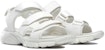 Sandal Sukan Reebok Hyperium Velcro Putih dengan Tumit Rata Terbuka GX7848