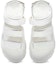 Shop Sandal Sukan Reebok Hyperium Velcro Putih dengan Tumit Rata Terbuka GX7848