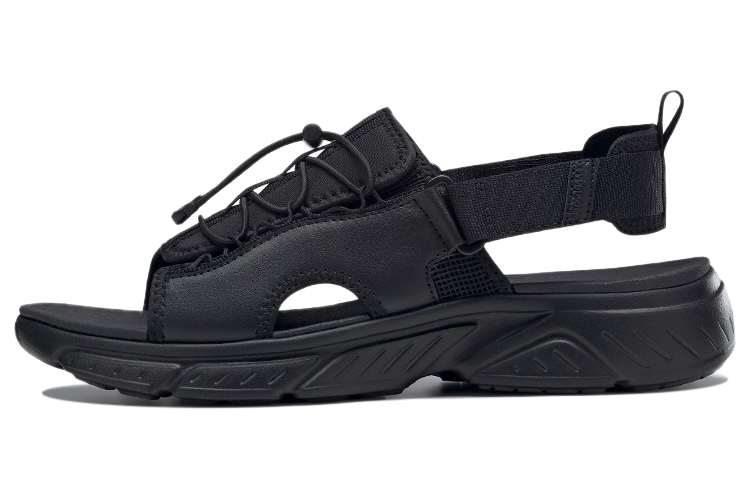 Reebok Hyperium Slides Athleisure Casual Sports Sandals Unisex Black GV7080