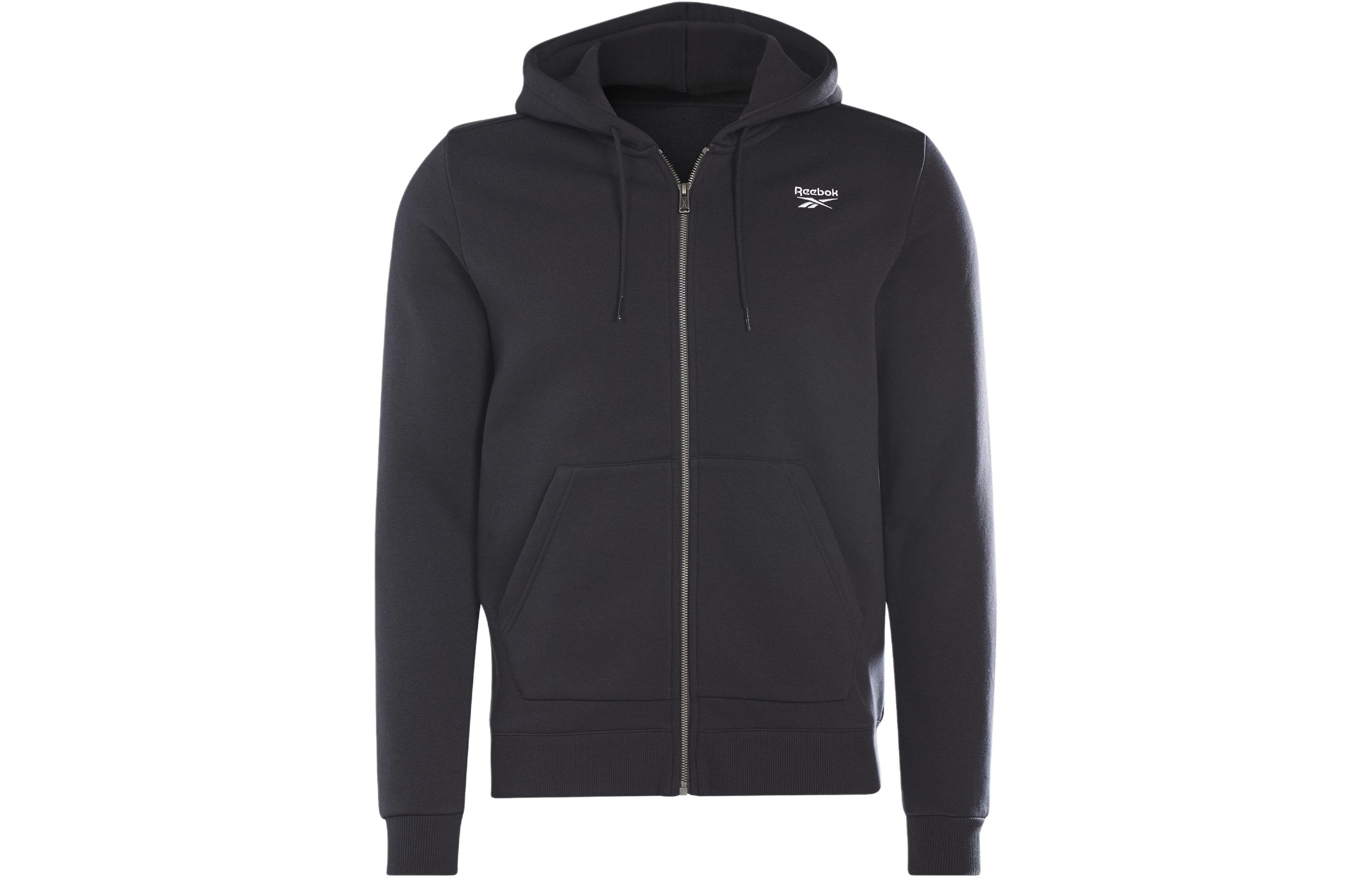 Reebok Identity Black Full-Zip Hoodie GR9206