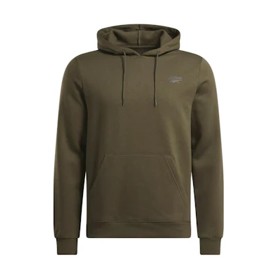 Reebok Identity Fleece Pullover Hoodie Green Long-Sleeve Sweatshirt 100071618
