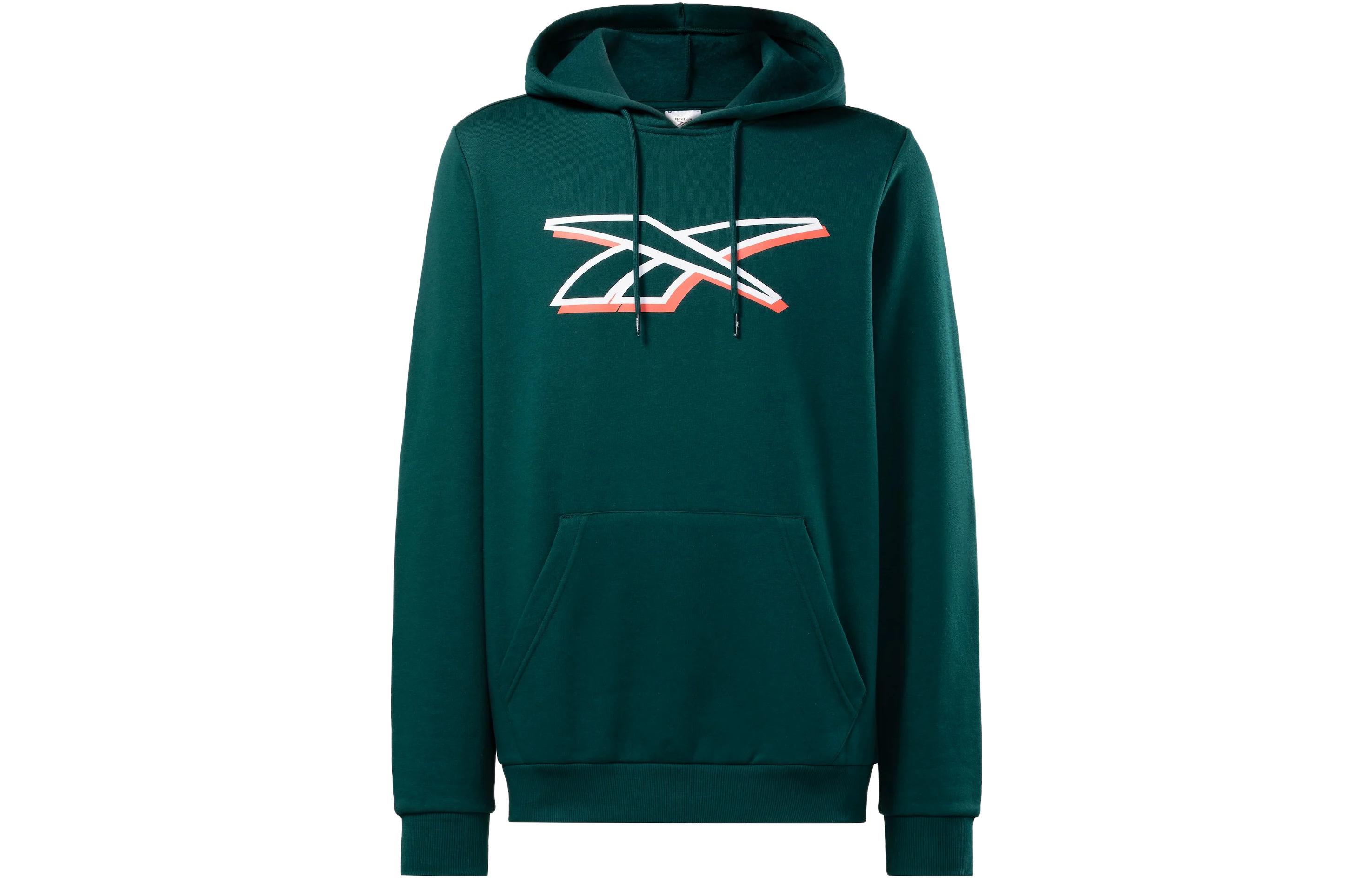 Reebok Identity Logo Forest Green Loose Fit Hoodie 100071360