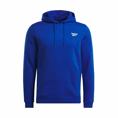 Reebok Identity Logo Print Hoodie Blue 100071611