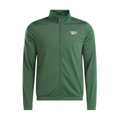 Reebok Identity Small Logo Knit Tracktop Unisex Jacket - Deep Green 23356707