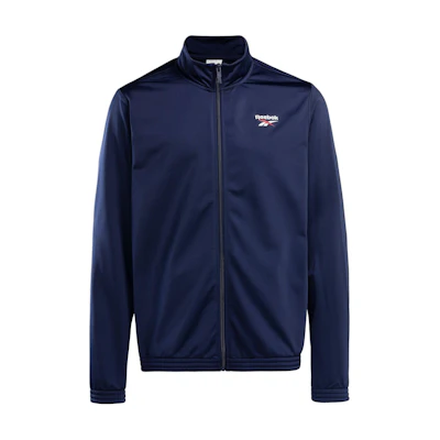 Reebok Identity Small Logo Track Jacket Vector Navy Unisex Casual High Collar 23357254