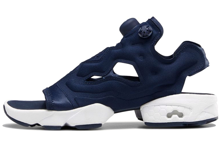 Reebok Insta Pump Fury Lightweight Minimalistic Casual Blue White Sandals 'Blue White' DV9698