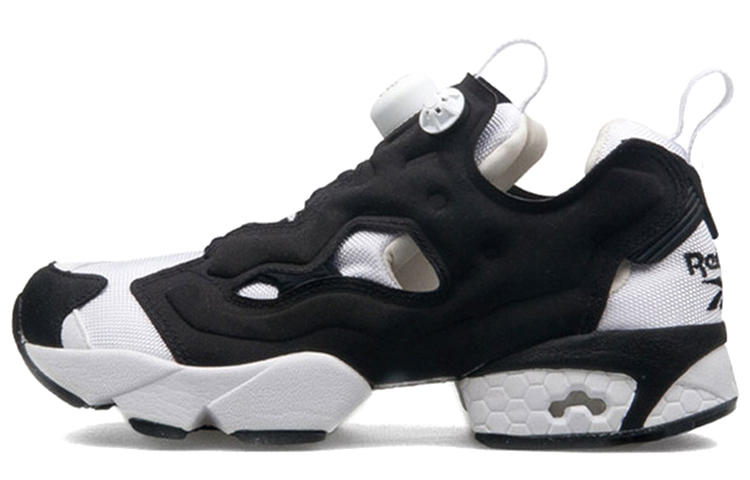 Reebok Insta PUMP Fury OG Hollow Out Splicing Shoes/Sneakers Unisex Black White M48559
