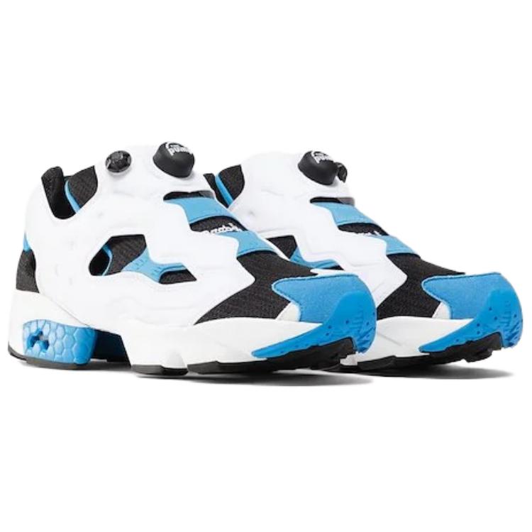 Lookbook Reebok INSTAPUMP FURY 94 充氣復古防滑包覆性 中筒 休閒跑步鞋 男女款 白藍黑色