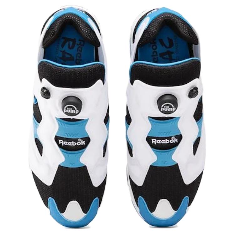 Shop Reebok INSTAPUMP FURY 94 充氣復古防滑包覆性 中筒 休閒跑步鞋 男女款 白藍黑色