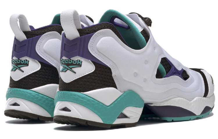 Shop 锐步 InstaPump Fury 95 黑色经典青绿色球鞋 GX9431