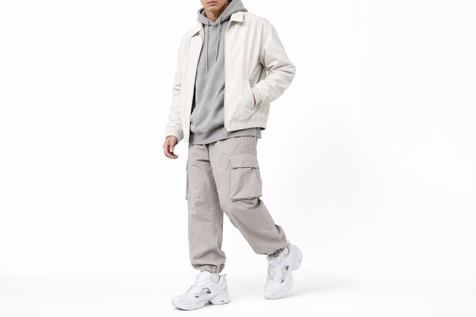 Order 锐步InstaPump Fury 95 全白色 100008356