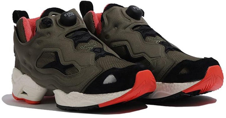 Reebok Instapump Fury 95 绿色橙色运动鞋 GZ2187 Lookbook Reebok Instapump Fury 95 绿色橙色运动鞋 GZ2187