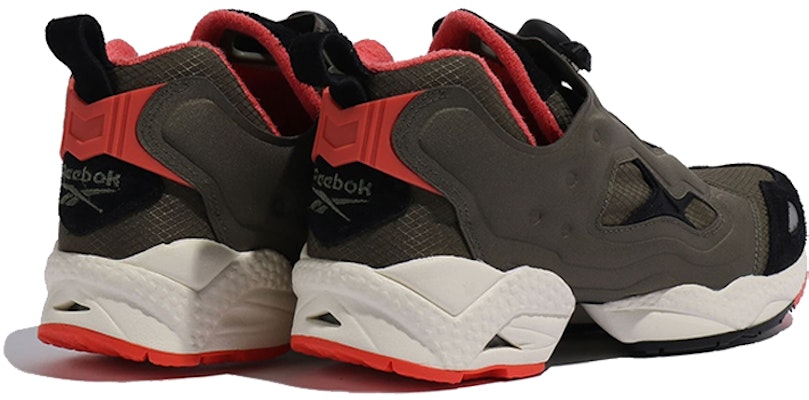 Reebok Instapump Fury 95 绿色橙色运动鞋 GZ2187 Shop Reebok Instapump Fury 95 绿色橙色运动鞋 GZ2187