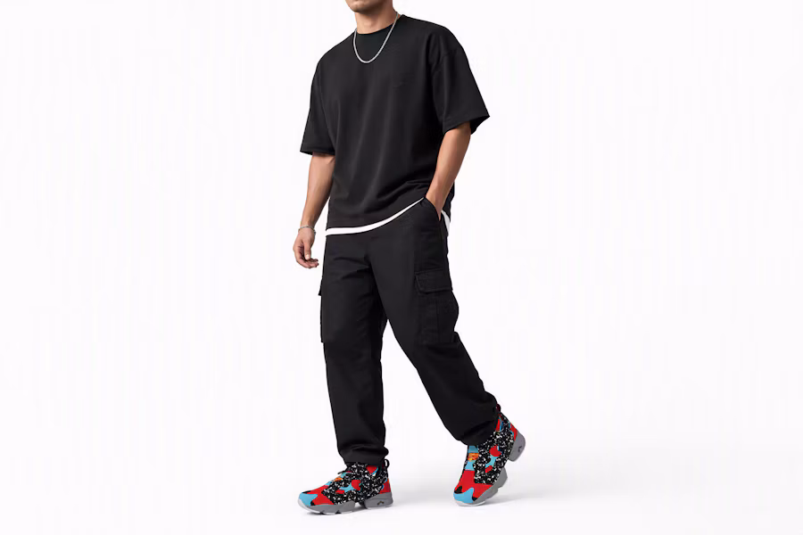 Reebok Instapump Fury 低筒跑步鞋 男女同款 黑紅藍 Order Reebok Instapump Fury 低筒跑步鞋 男女同款 黑紅藍