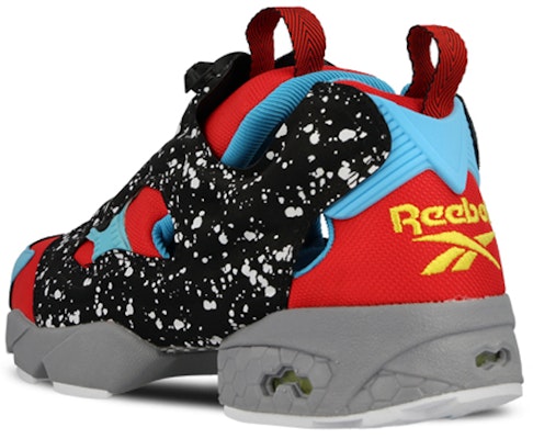 Reebok Instapump Fury 'Hitam Merah Biru' V66114 Shop Reebok Instapump Fury 'Hitam Merah Biru' V66114