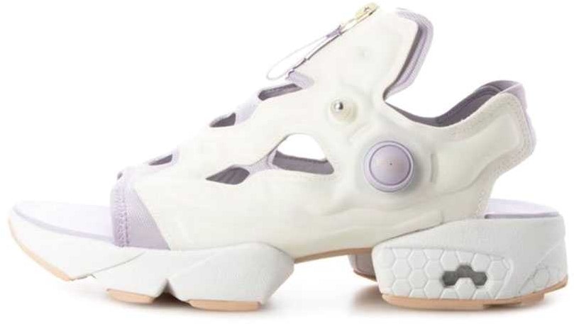 Women Reebok Instapump Fury Sandal Zip Chalk Purple H06198