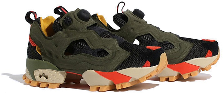 리복 인스타펌퓨리 트레일 '포플러 그린 블랙' FV1580 Lookbook 리복 인스타펌퓨리 트레일 '포플러 그린 블랙' FV1580