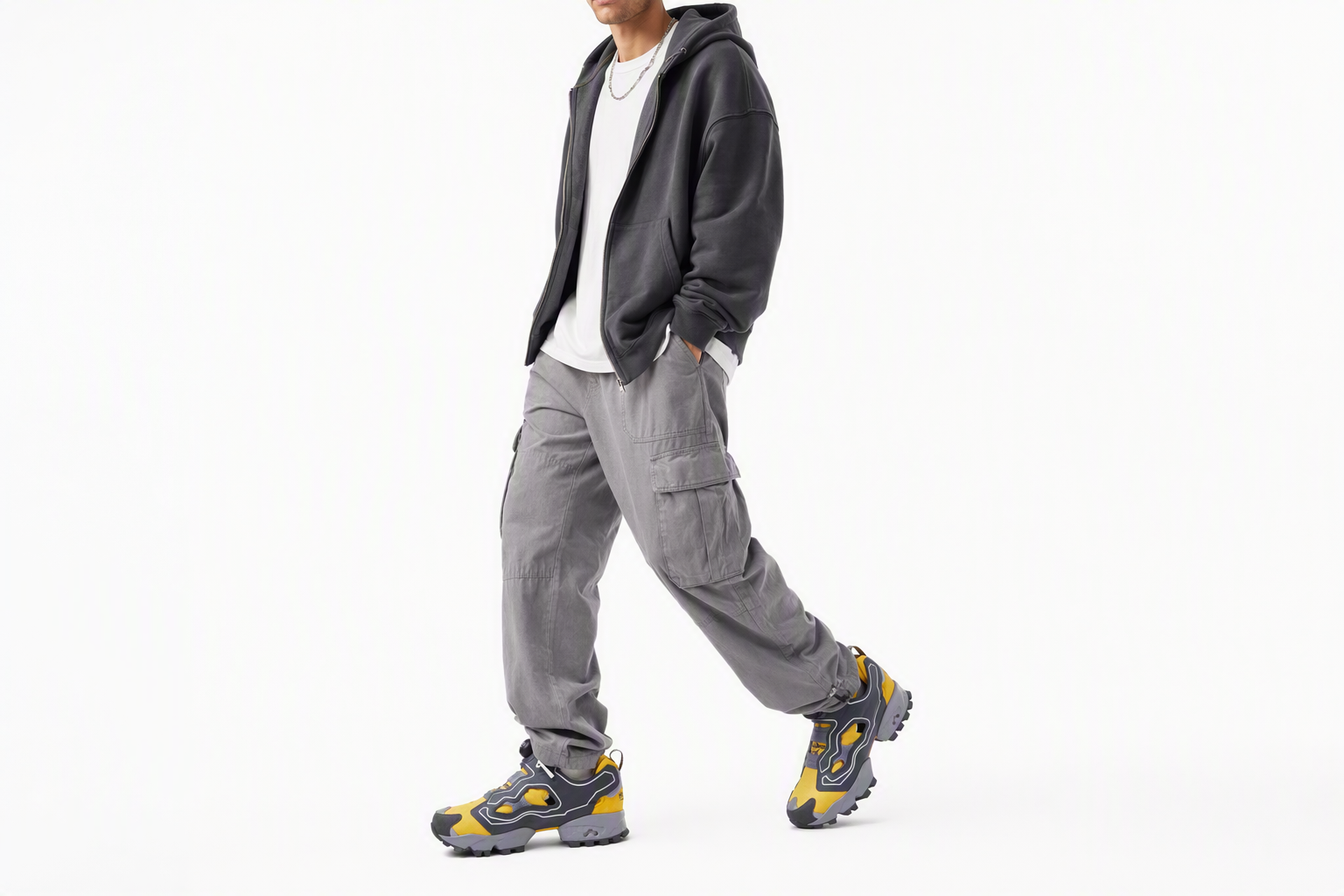 Order 锐步 InstaPump Fury Trail Shroud "黄" EG3572