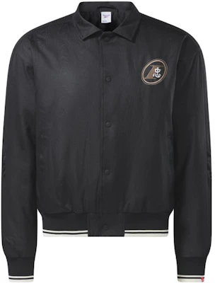 Reebok Iverson Year of the Rabbit Retro Varsity Jacket Black Unisex Casual Style H47099 Buy Reebok Iverson Year of the Rabbit Retro Varsity Jacket Black Unisex Casual Style H47099