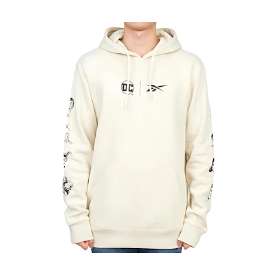 Reebok Ivory Hoodie with Letter Graphic Print IB5816