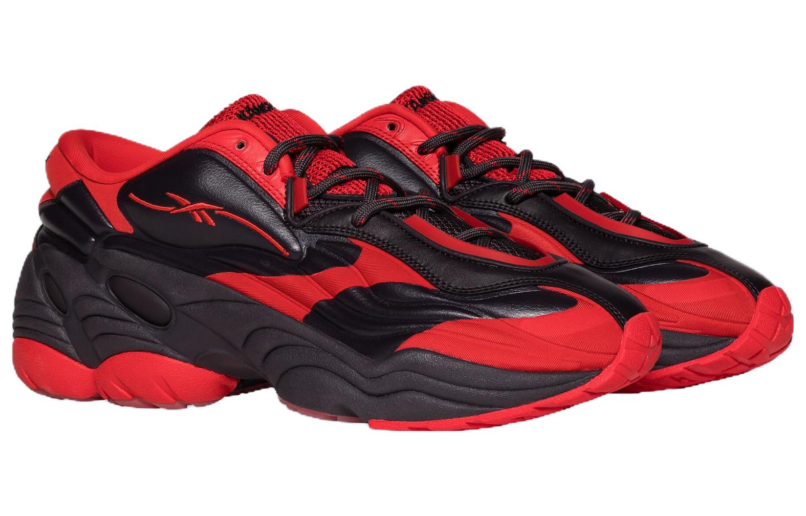 Order KANGHYUK x Reebok DMX Run 6 舒適百搭 減震防滑 低幫 跑步鞋 男女同款 黑紅色