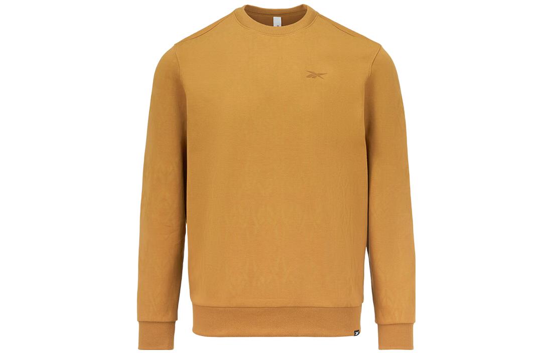 Reebok Knit All-Over Print Pullover Sweatshirt Unisex Orange 223RMS309UGBR