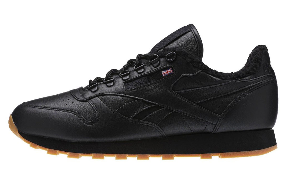 Reebok Leather Sherpa Black AR3505