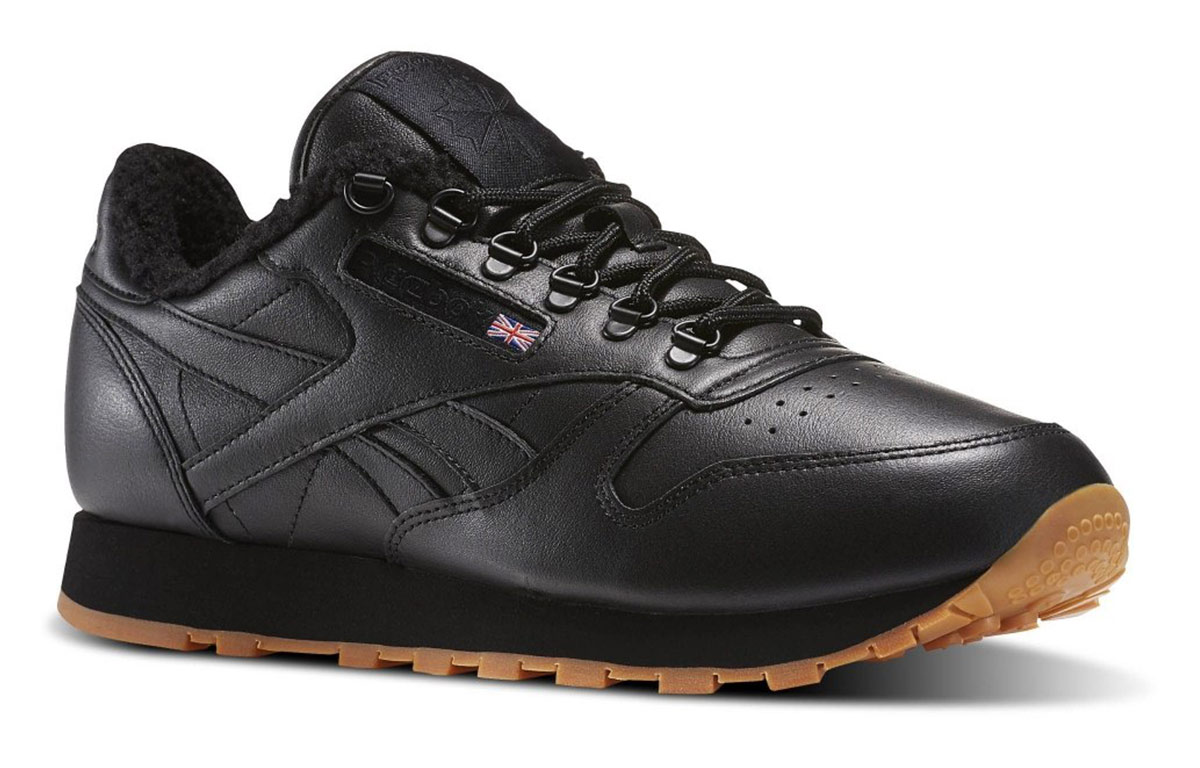 Lookbook Reebok Leather Sherpa Black AR3505