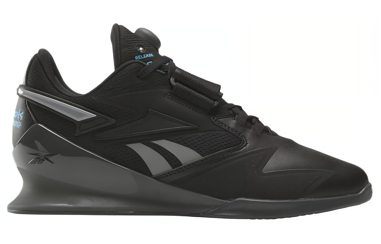 Lookbook Reebok Legacy Lifter 3 'Hitam Abu Murni' sepatu angkat beban atletik. 100074527