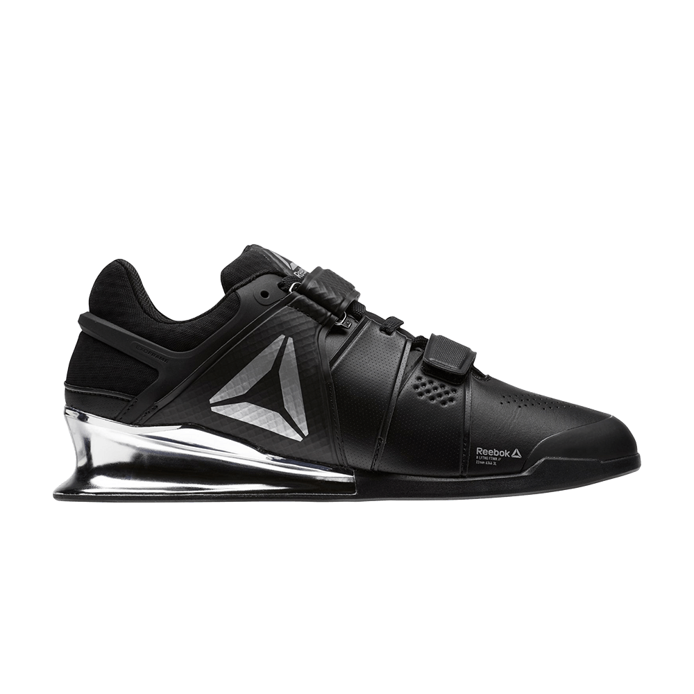 reebok legacy lifter black silver