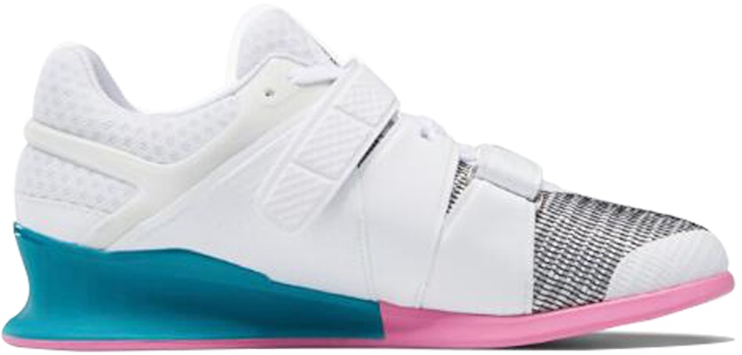 Reebok Legacy Lifter FlexWeave 'White Seaport Teal Pink' FV6445 Order Reebok Legacy Lifter FlexWeave 'White Seaport Teal Pink' FV6445