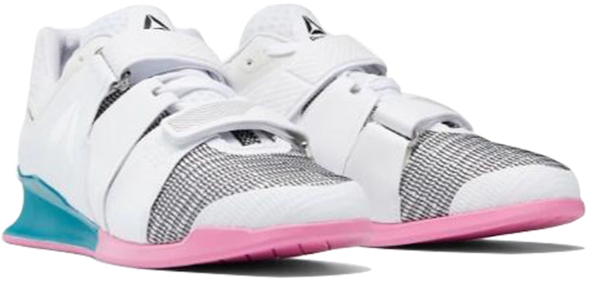 Reebok Legacy Lifter FlexWeave 'White Seaport Teal Pink' FV6445 Lookbook Reebok Legacy Lifter FlexWeave 'White Seaport Teal Pink' FV6445