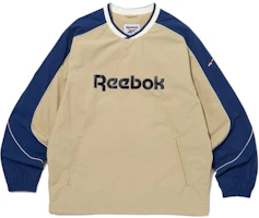 Reebok Legend Warm Up Logo Print Pullover Sweatshirt Unisex Beige RETS4EM13I2 Reebok Legend Warm Up Logo Print Pullover Sweatshirt Unisex Beige RETS4EM13I2