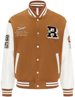 Reebok Letter Casual Warm Retro Sports Stand Collar Jacket Beige Unisex 23FRC251UGBR Reebok Letter Casual Warm Retro Sports Stand Collar Jacket Beige Unisex 23FRC251UGBR